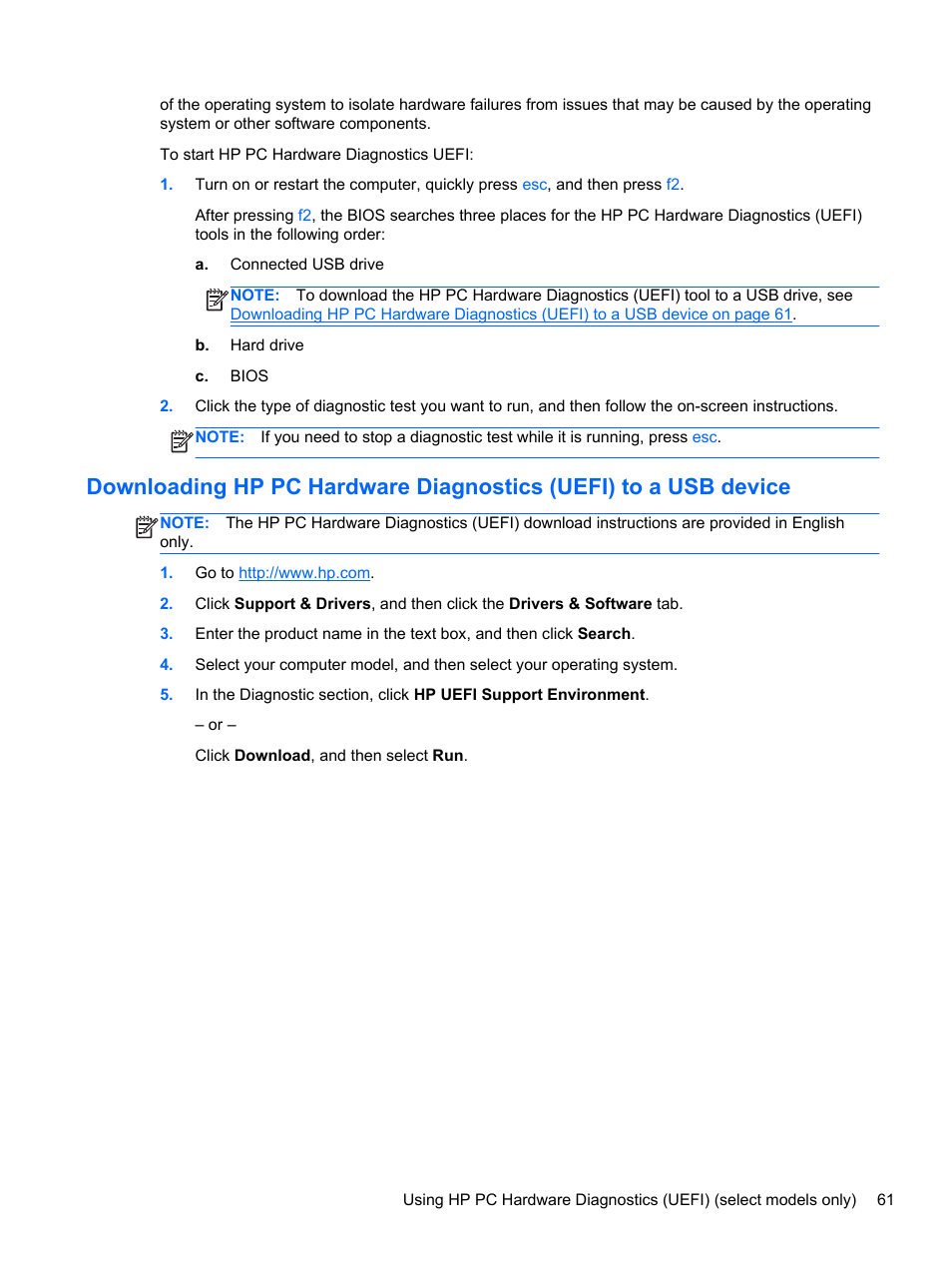 HP ENVY TouchSmart 14-k120us Ultrabook User Manual | Page 71 / 82