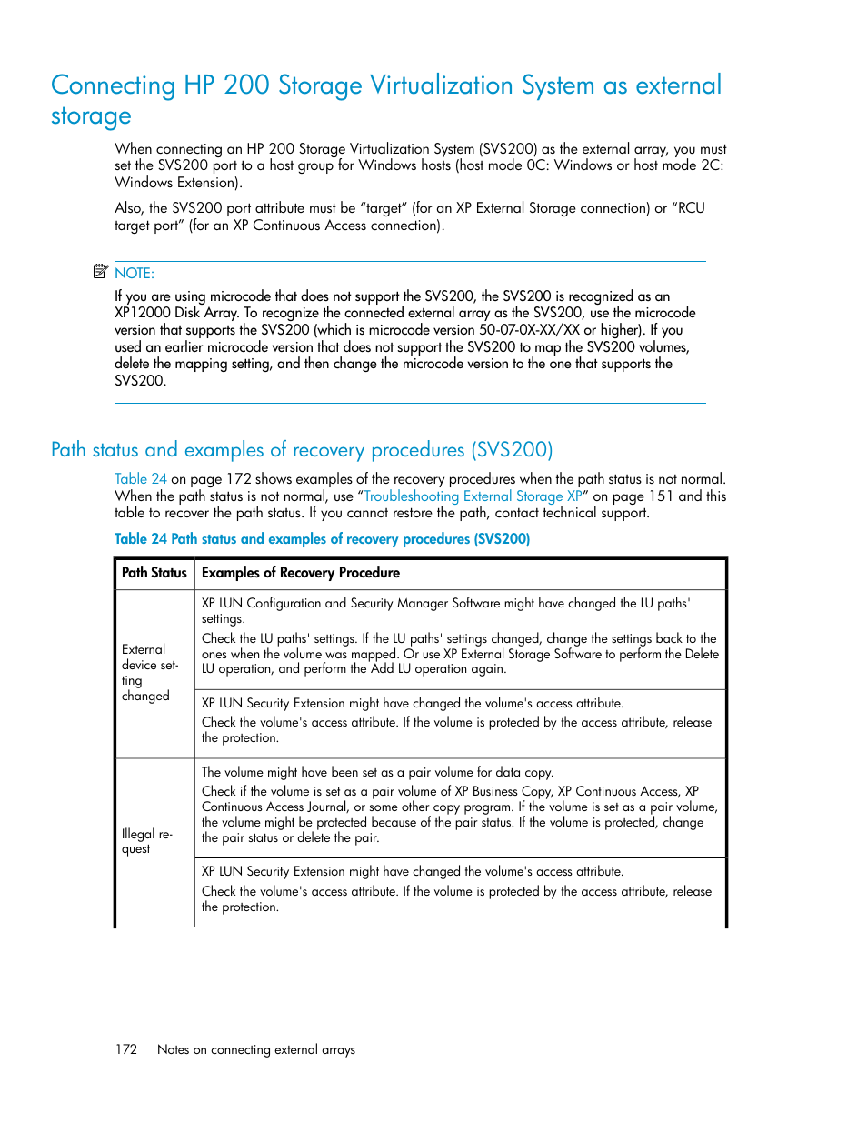 HP StorageWorks XP Remote Web Console Software User Manual | Page 172 / 192