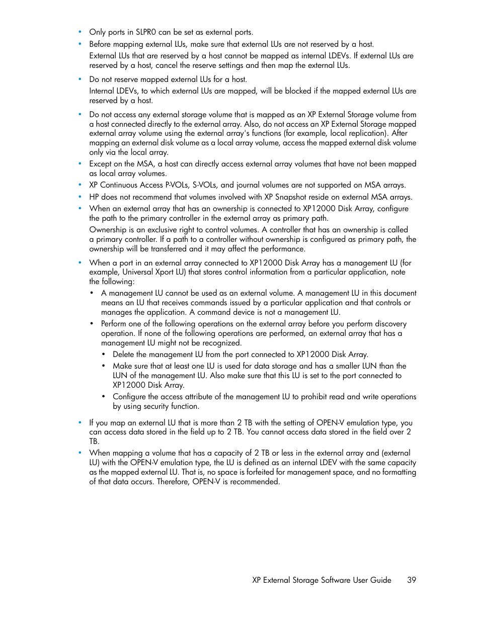 HP StorageWorks XP Remote Web Console Software User Manual | Page 39 / 192