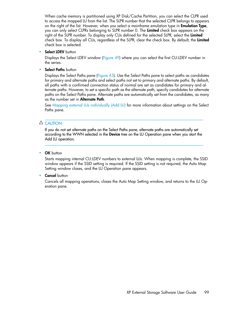 HP StorageWorks XP Remote Web Console Software User Manual | Page 99 / 192