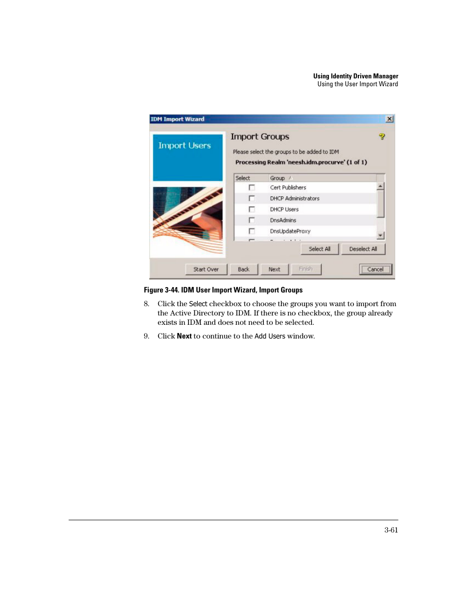 HP Identity Driven Manager Software Series User Manual | Page 125 / 194