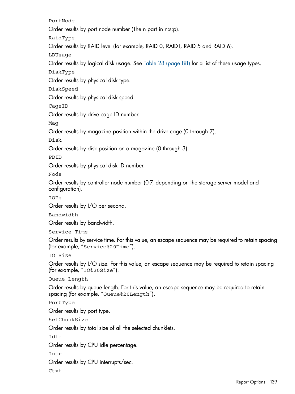HP 3PAR System Reporter Software User Manual | Page 139 / 224