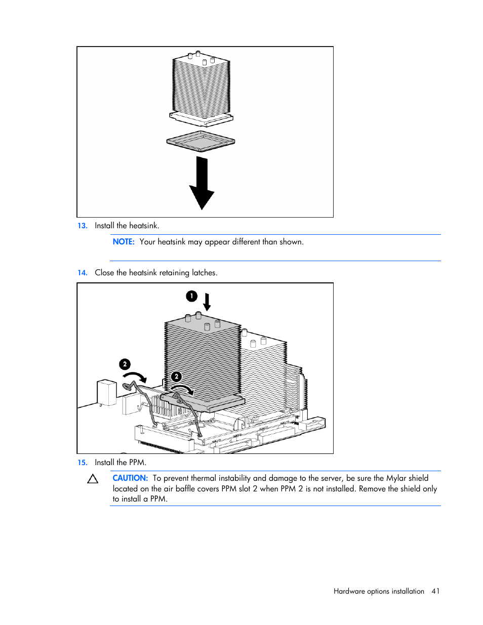 HP ProLiant ML370 G5 Server User Manual | Page 41 / 135
