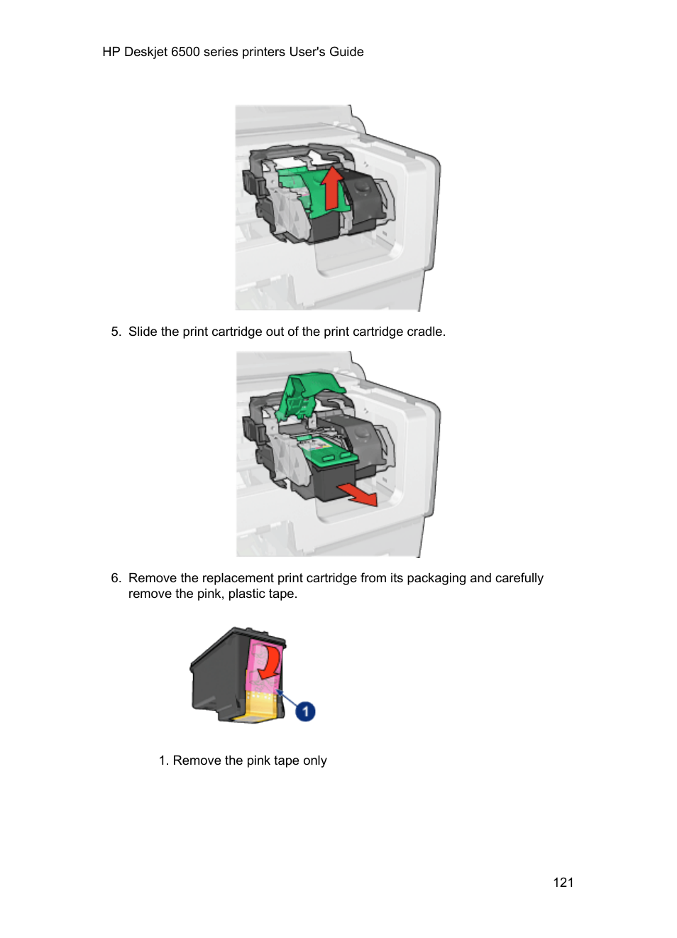 HP Deskjet 6540 Color Inkjet Printer User Manual | Page 121 / 184