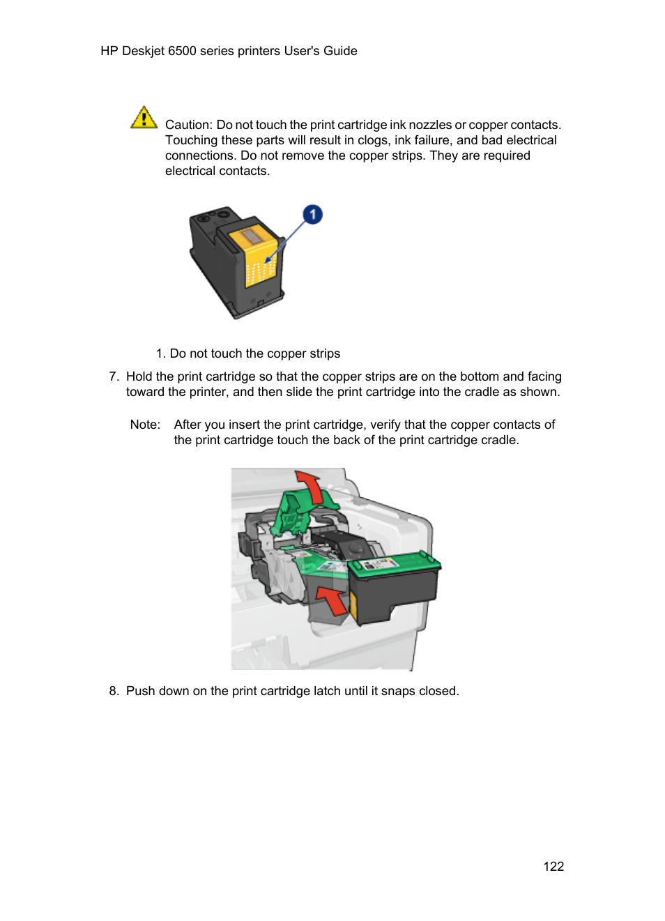 HP Deskjet 6540 Color Inkjet Printer User Manual | Page 122 / 184