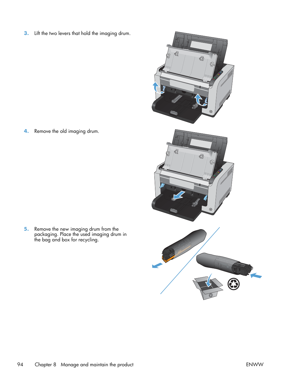 HP LaserJet Pro CP1025nw Color Printer User Manual | Page 106 / 186