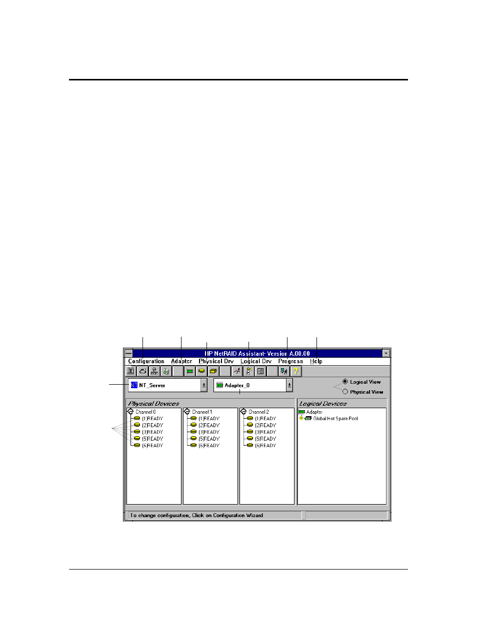 Windows nt: hp netraid assistant, Overview, Starting hp netraid assistant | A. hp netraid assistant menu options | HP NetRAID 1 Controller User Manual | Page 25 / 84