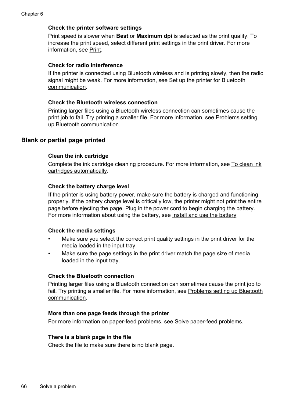 HP Officejet 150 Mobile All-in-One Printer - L511a User Manual | Page 70 / 138