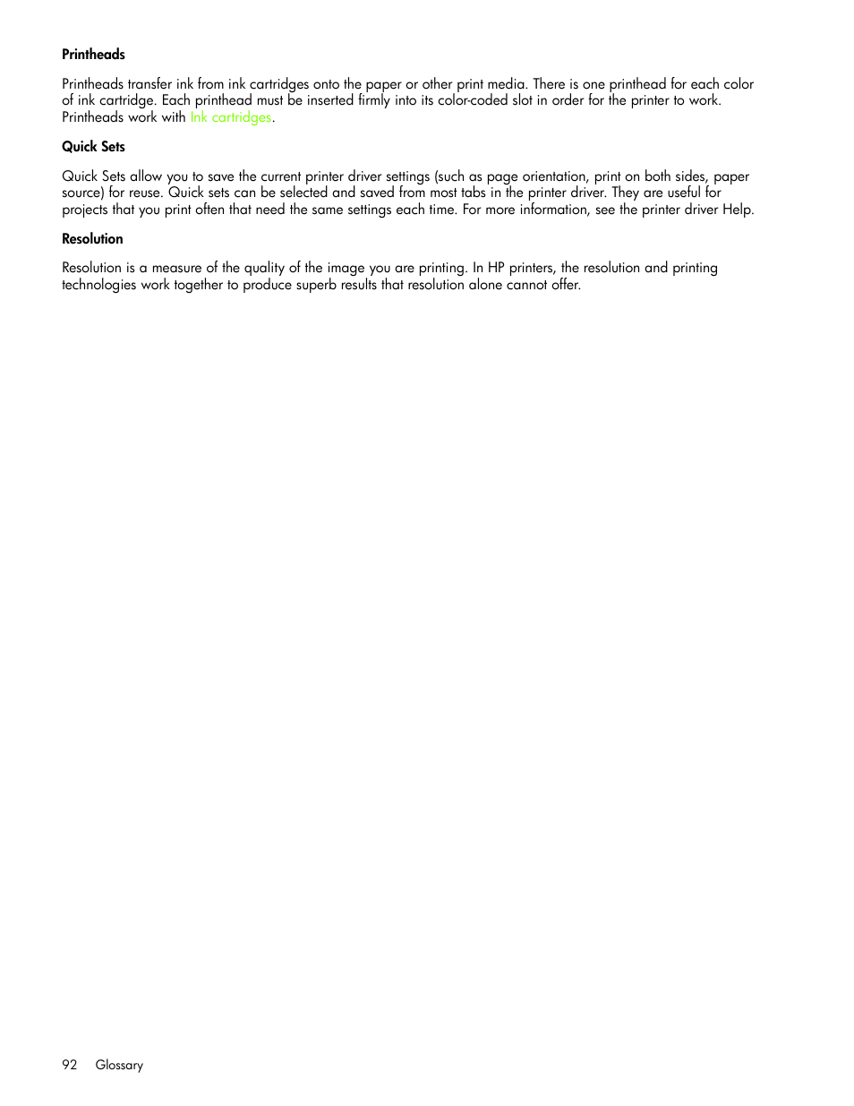 HP Business Inkjet 1000 Printer User Manual | Page 95 / 96