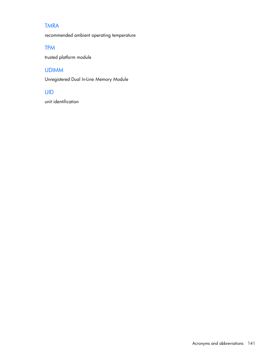 HP ProLiant ML350 G6 Server User Manual | Page 141 / 144