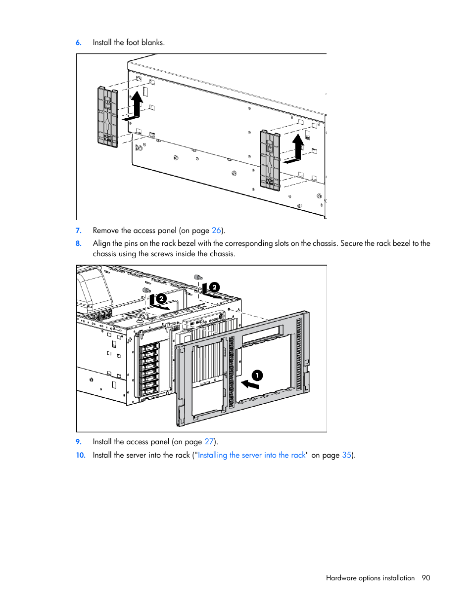 HP ProLiant ML350 G6 Server User Manual | Page 90 / 144