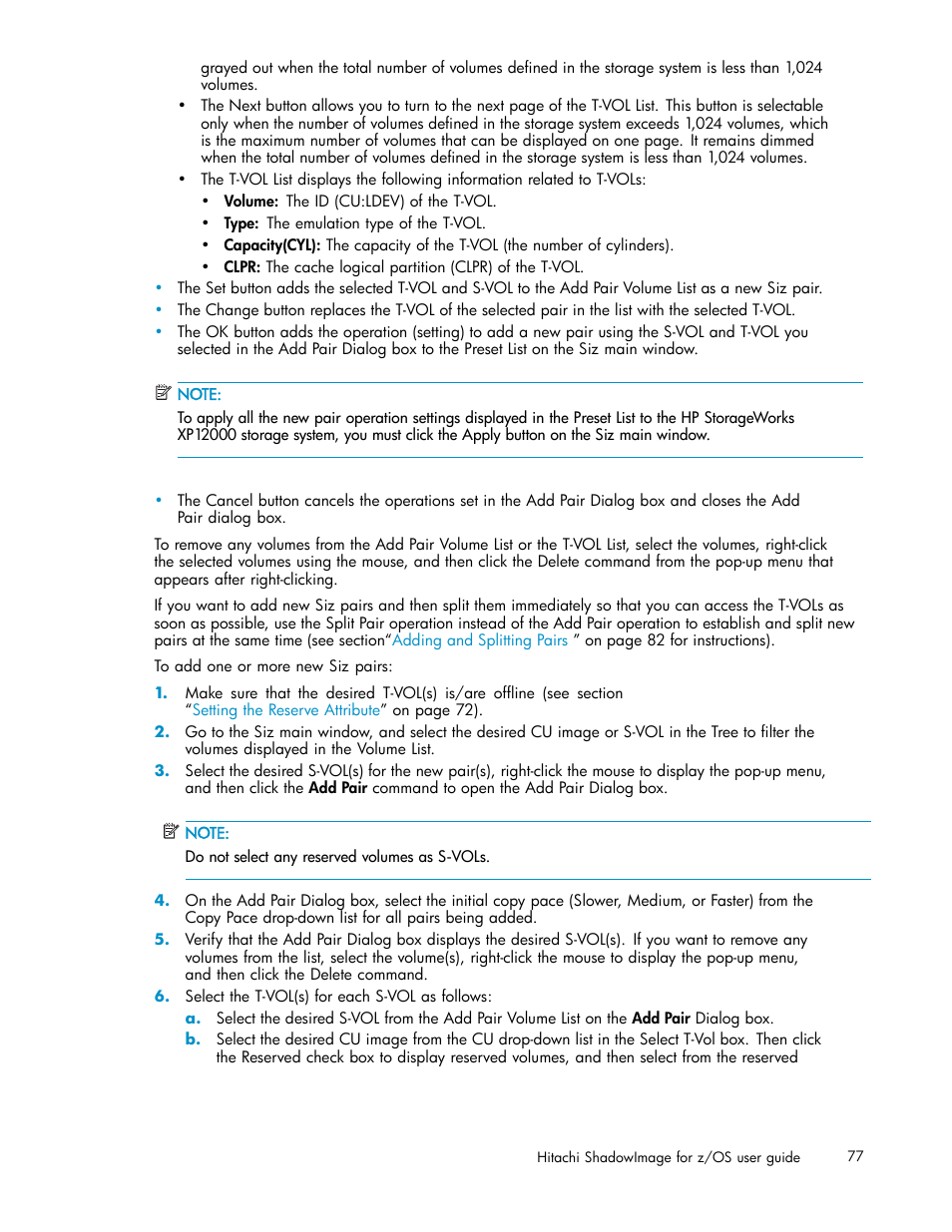 HP StorageWorks XP Remote Web Console Software User Manual | Page 77 / 116