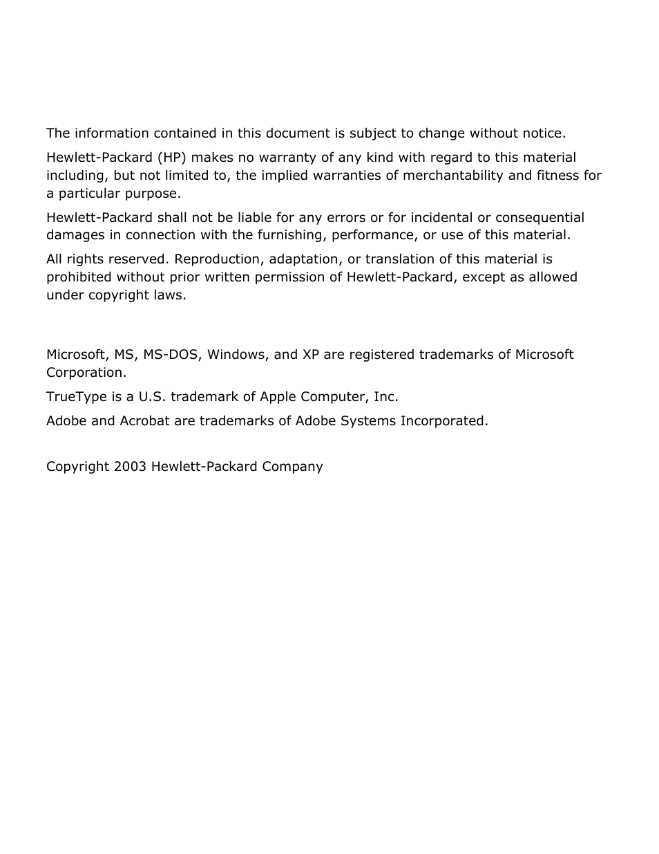 Notices and acknowledgements | HP Deskjet 3520 Inkjet Printer User Manual | Page 3 / 65