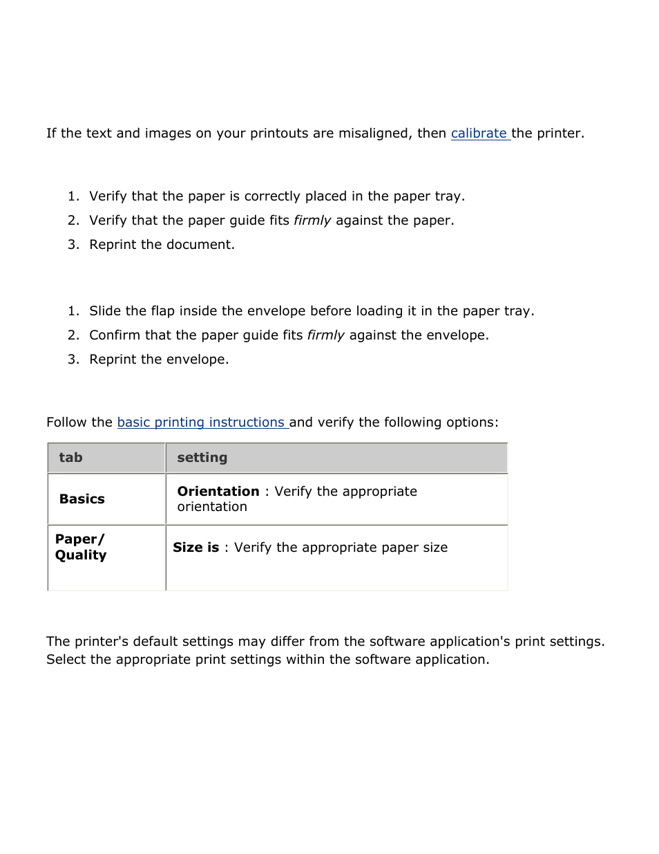 Document is misprinted | HP Deskjet 3520 Inkjet Printer User Manual | Page 58 / 65