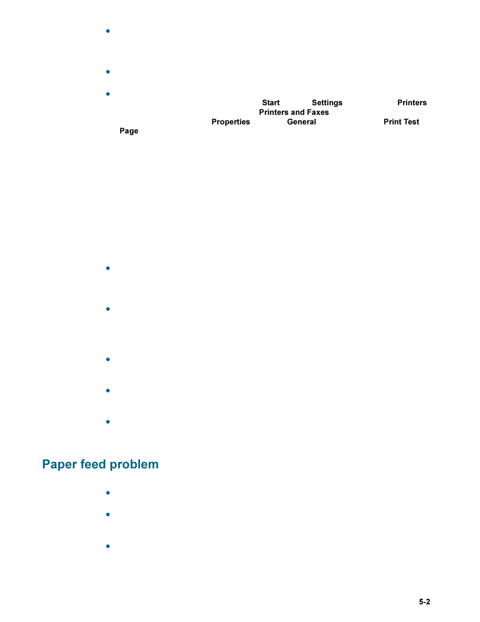 Paper feed problem, Paper feed problem -2 | HP Deskjet 9300 Printer series User Manual | Page 29 / 50