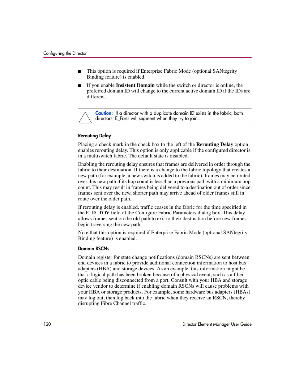 HP StorageWorks 2.140 Director Switch User Manual | Page 122 / 278
