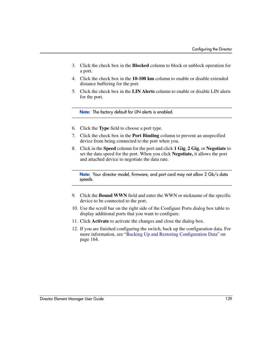 HP StorageWorks 2.140 Director Switch User Manual | Page 141 / 278