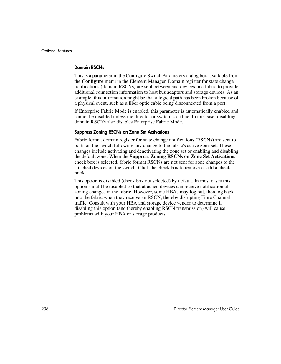 HP StorageWorks 2.140 Director Switch User Manual | Page 208 / 278