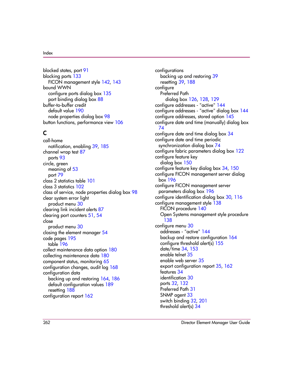HP StorageWorks 2.140 Director Switch User Manual | Page 264 / 278