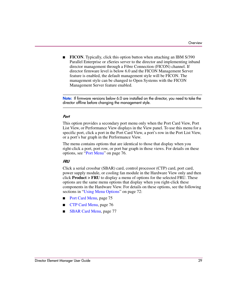 HP StorageWorks 2.140 Director Switch User Manual | Page 31 / 278