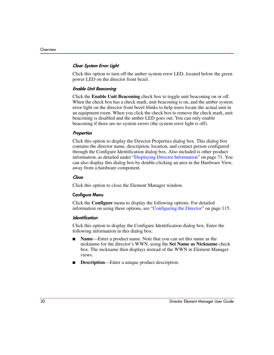 HP StorageWorks 2.140 Director Switch User Manual | Page 32 / 278
