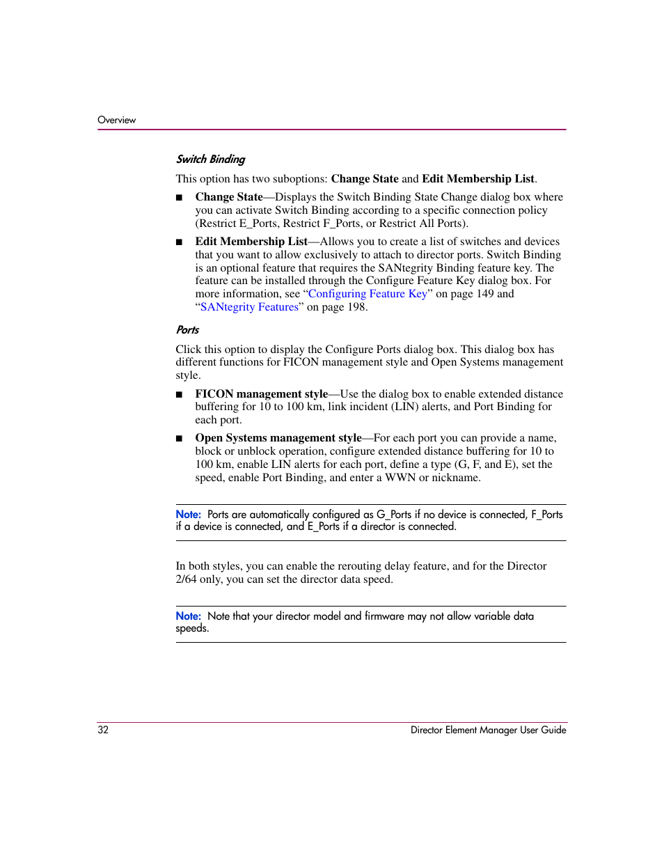 HP StorageWorks 2.140 Director Switch User Manual | Page 34 / 278