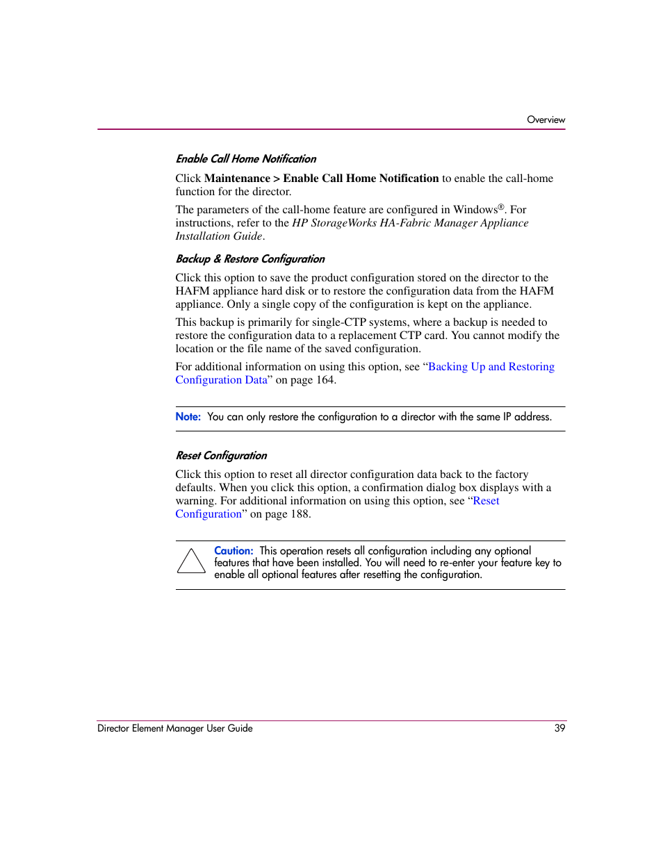 HP StorageWorks 2.140 Director Switch User Manual | Page 41 / 278