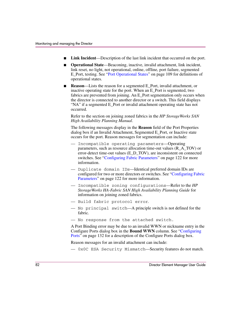 HP StorageWorks 2.140 Director Switch User Manual | Page 84 / 278