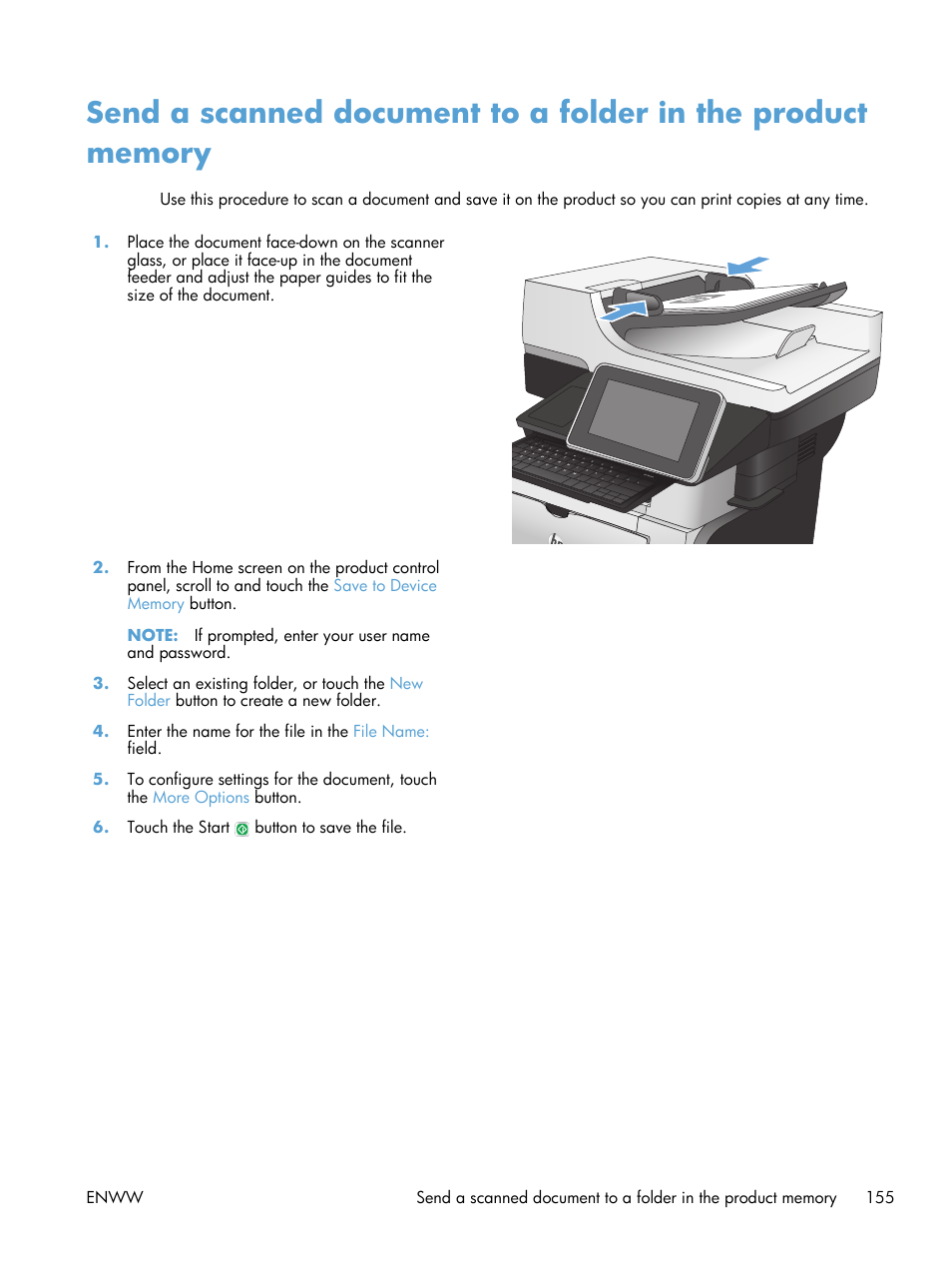 HP LaserJet Enterprise 500 MFP M525 User Manual | Page 169 / 332