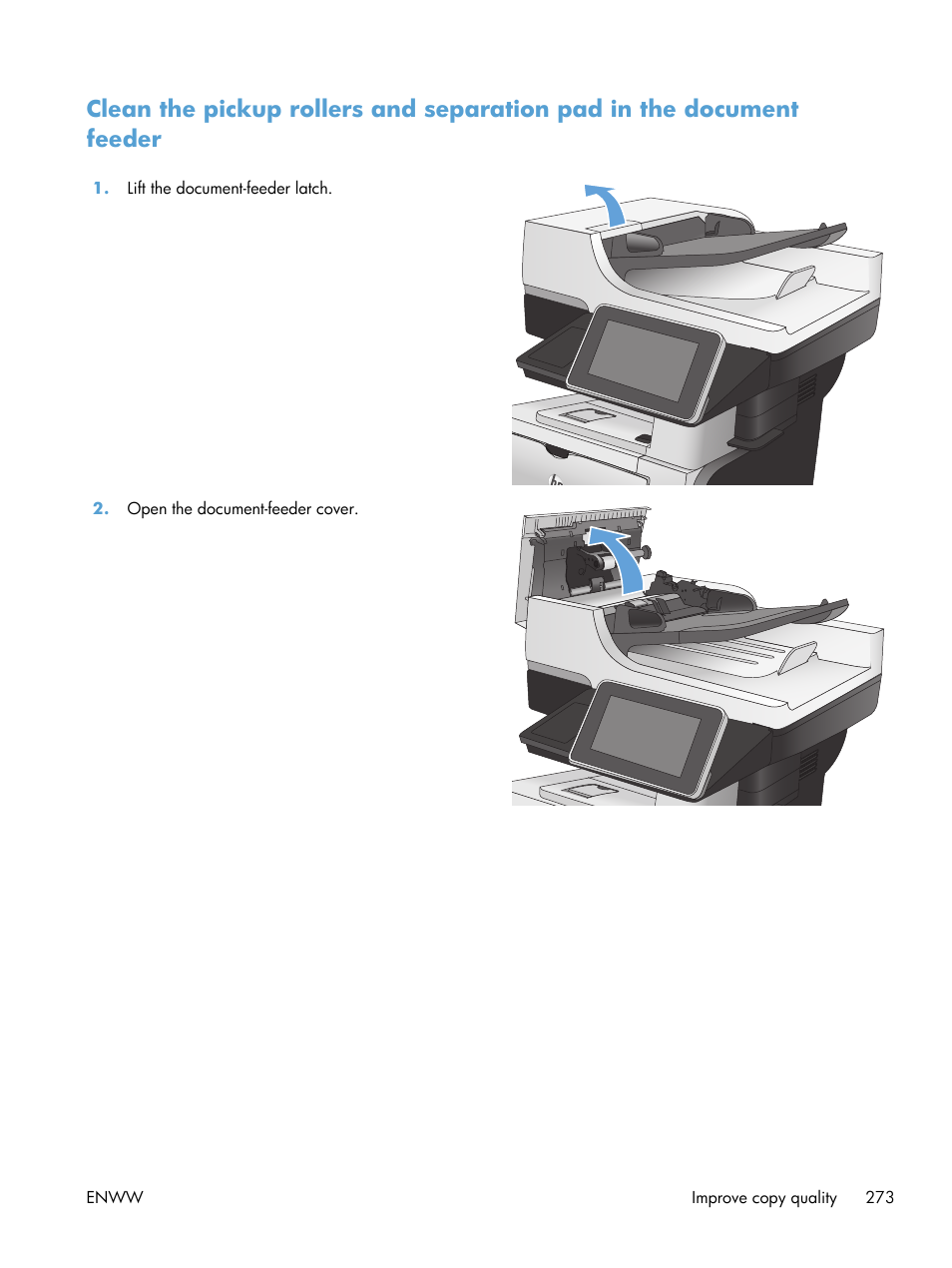HP LaserJet Enterprise 500 MFP M525 User Manual | Page 287 / 332