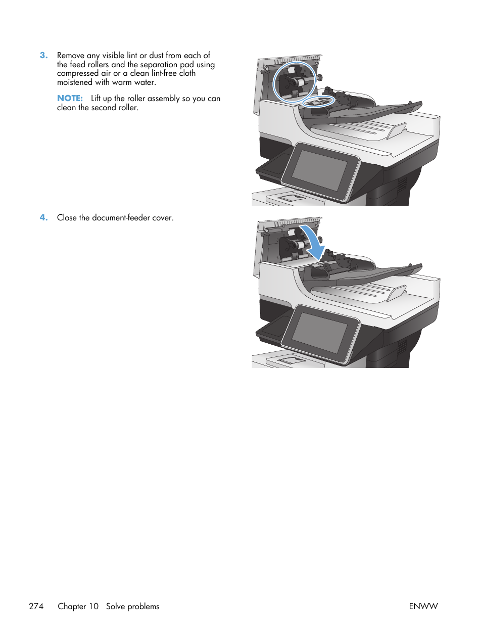 HP LaserJet Enterprise 500 MFP M525 User Manual | Page 288 / 332