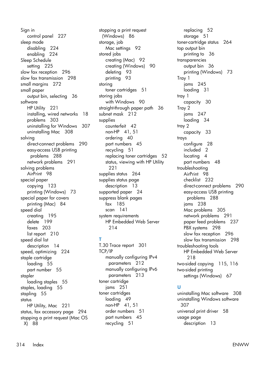 HP LaserJet Enterprise 500 MFP M525 User Manual | Page 328 / 332
