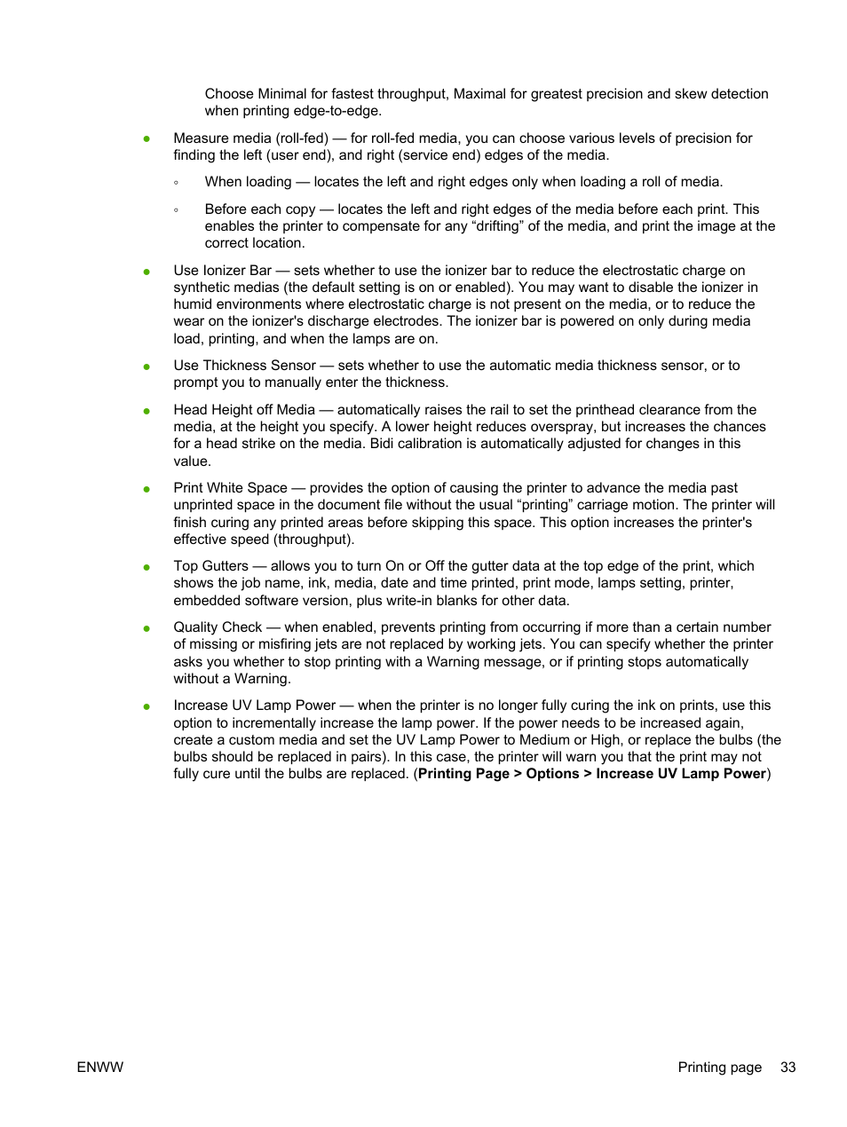 HP Scitex FB700 Industrial Printer User Manual | Page 39 / 102