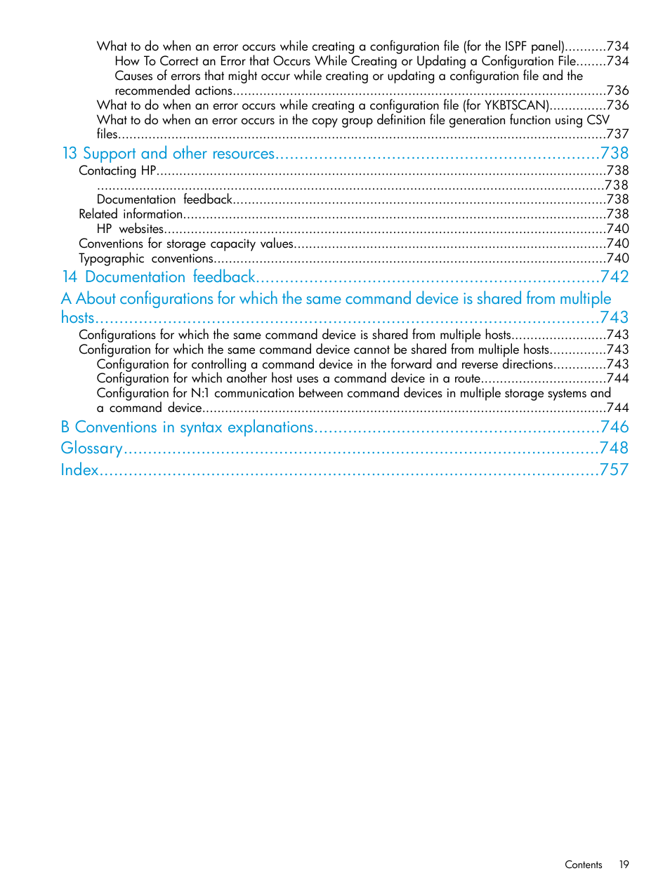 13 support and other resources | HP XP Racks User Manual | Page 19 / 764