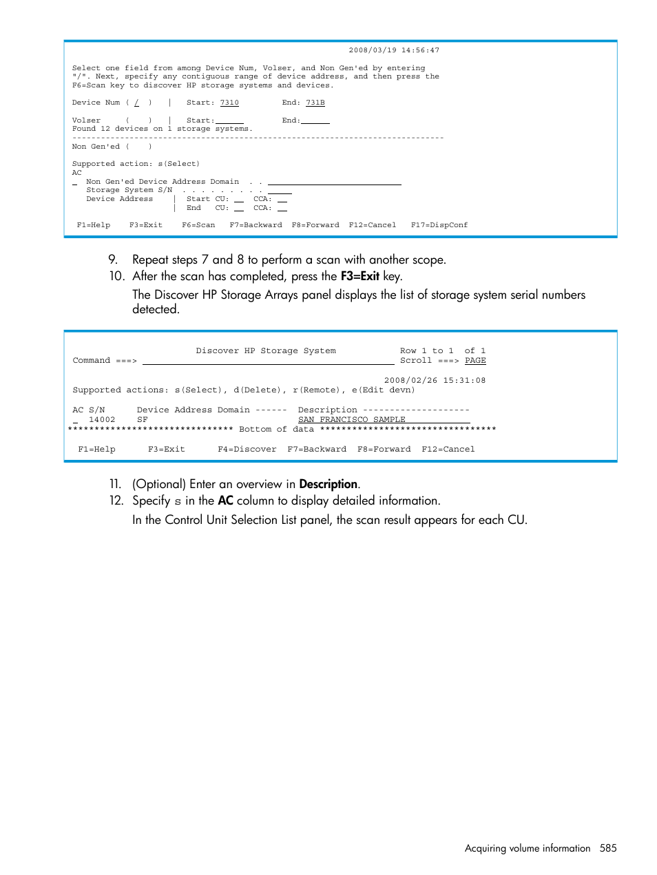 HP XP Racks User Manual | Page 585 / 764