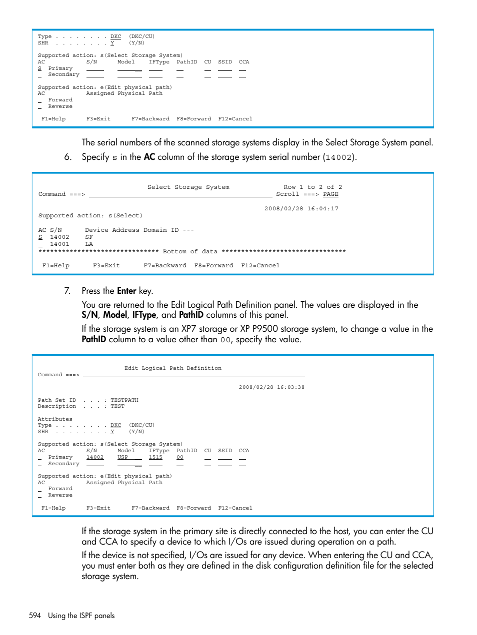HP XP Racks User Manual | Page 594 / 764