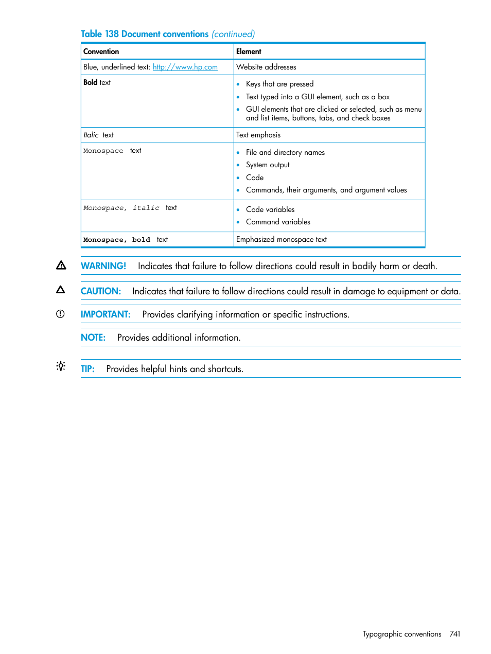 HP XP Racks User Manual | Page 741 / 764
