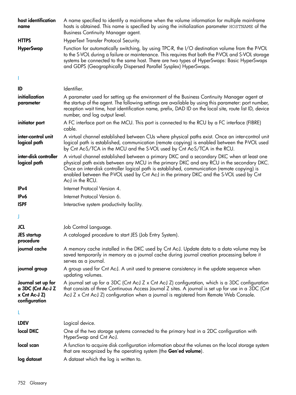 HP XP Racks User Manual | Page 752 / 764