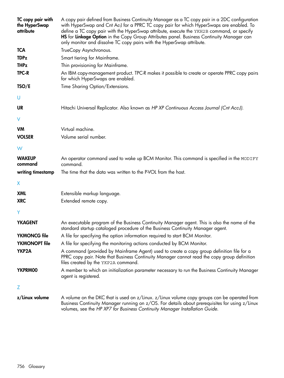 HP XP Racks User Manual | Page 756 / 764