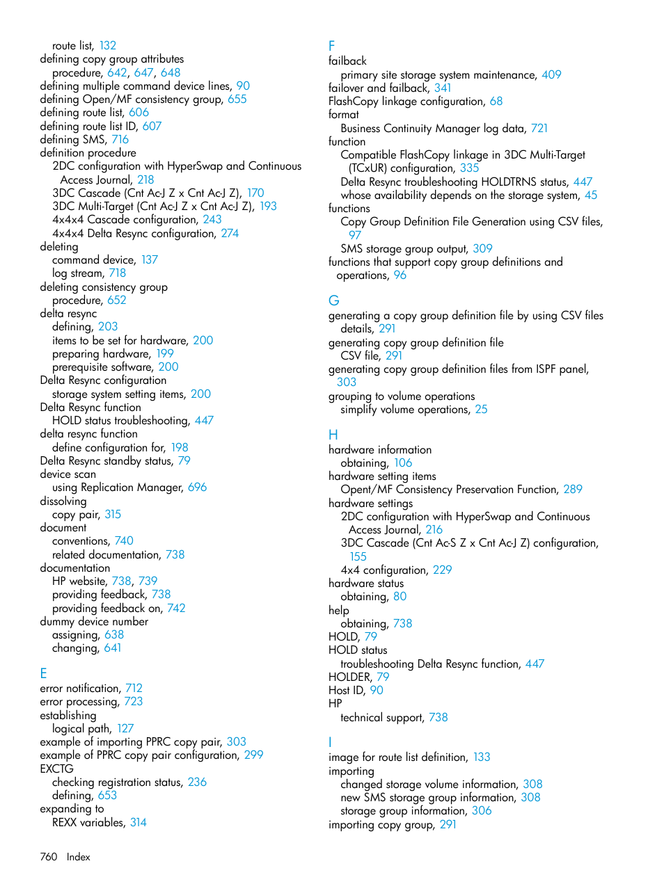 HP XP Racks User Manual | Page 760 / 764