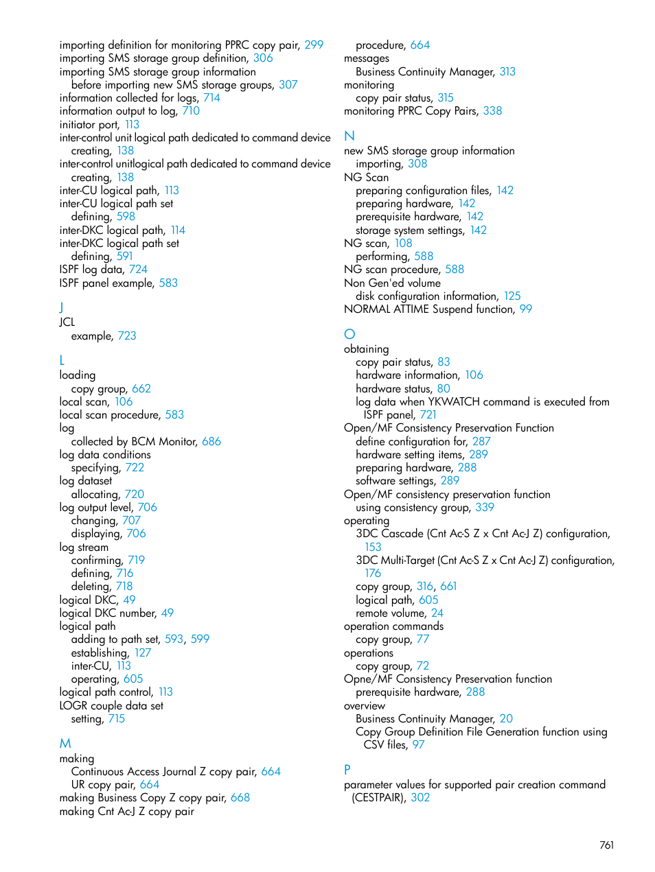 HP XP Racks User Manual | Page 761 / 764