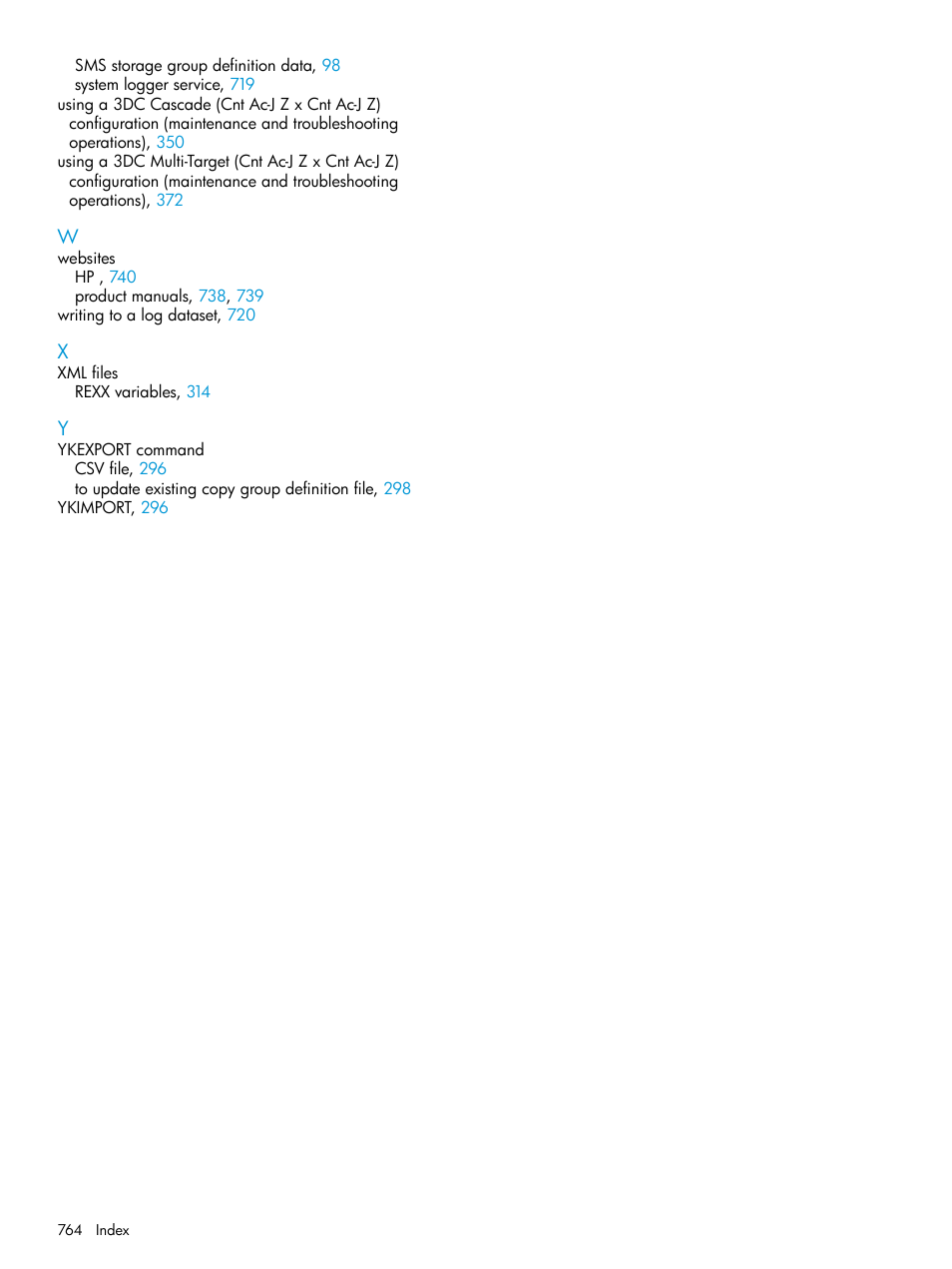 HP XP Racks User Manual | Page 764 / 764