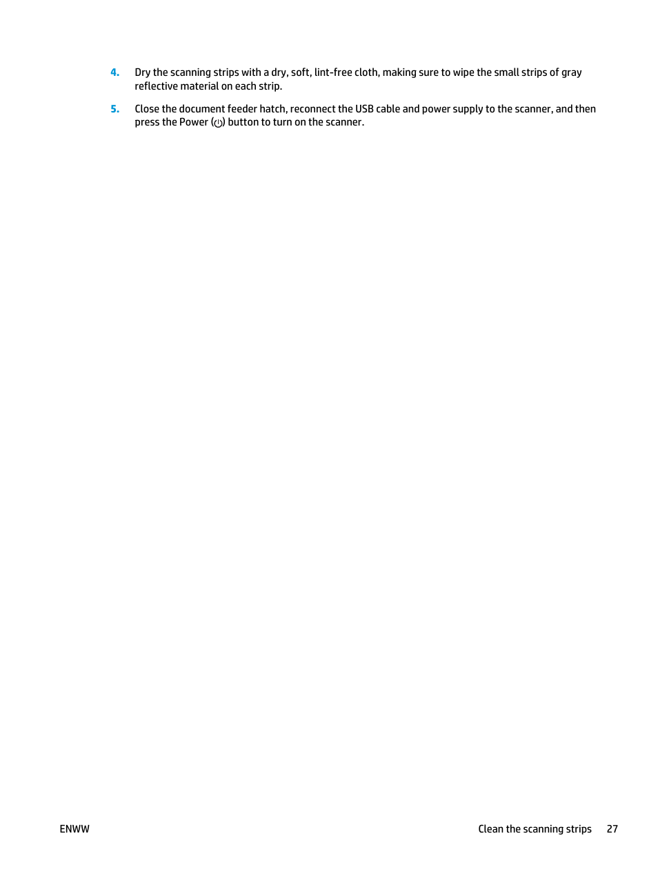 HP Scanjet Enterprise Flow 5000 s2 Sheet-feed Scanner User Manual | Page 33 / 70