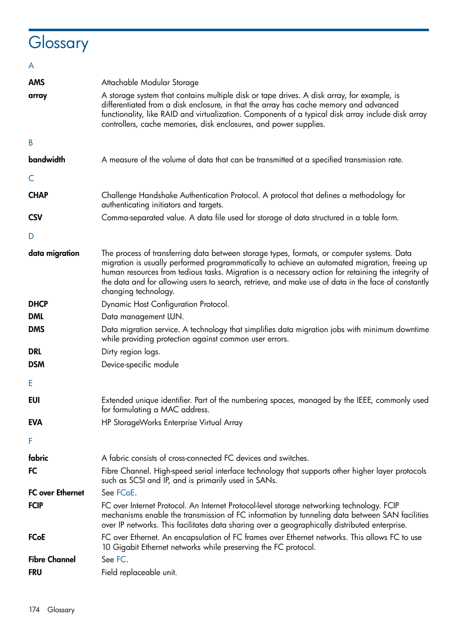 Glossary | HP MPX200 Multifunction Router User Manual | Page 174 / 180