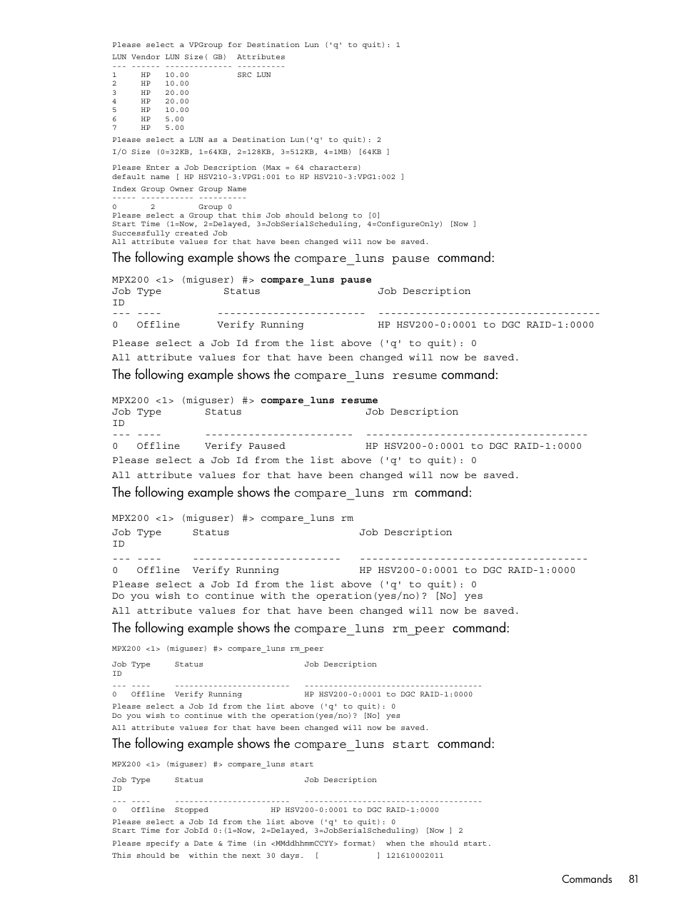 HP MPX200 Multifunction Router User Manual | Page 81 / 180