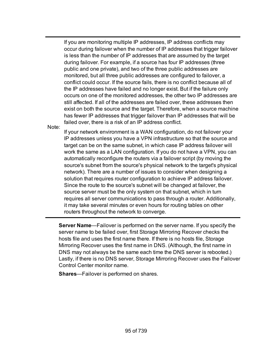 HP Storage Mirroring Software User Manual | Page 97 / 741