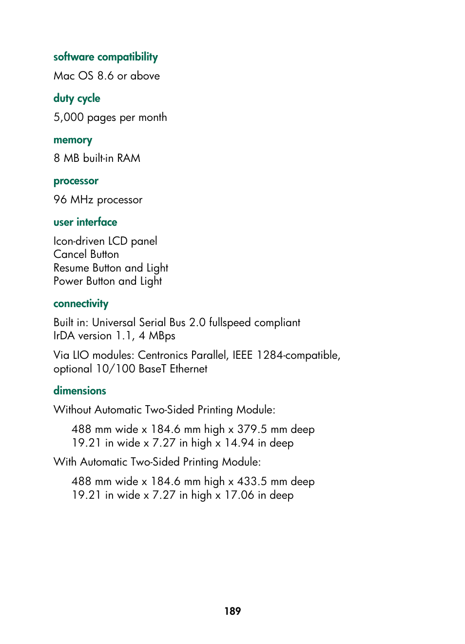 HP Color Inkjet cp1160 Printer series User Manual | Page 197 / 216