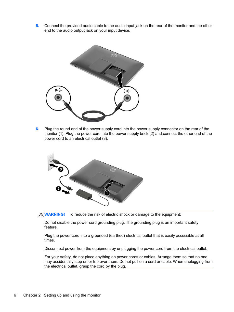 HP EliteDisplay S230tm 23-inch Touch Monitor User Manual | Page 12 / 28