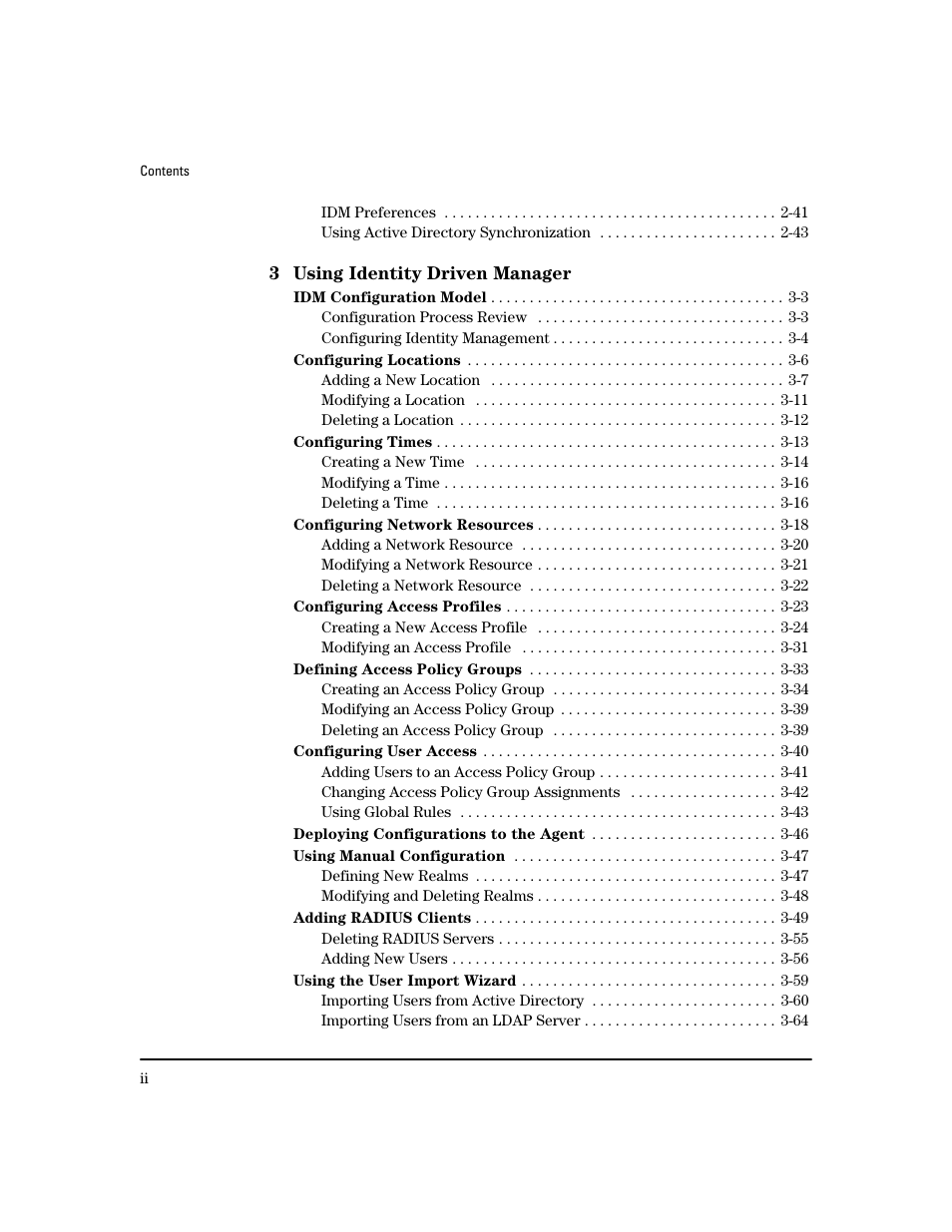 HP Identity Driven Manager Software Series User Manual | Page 4 / 200