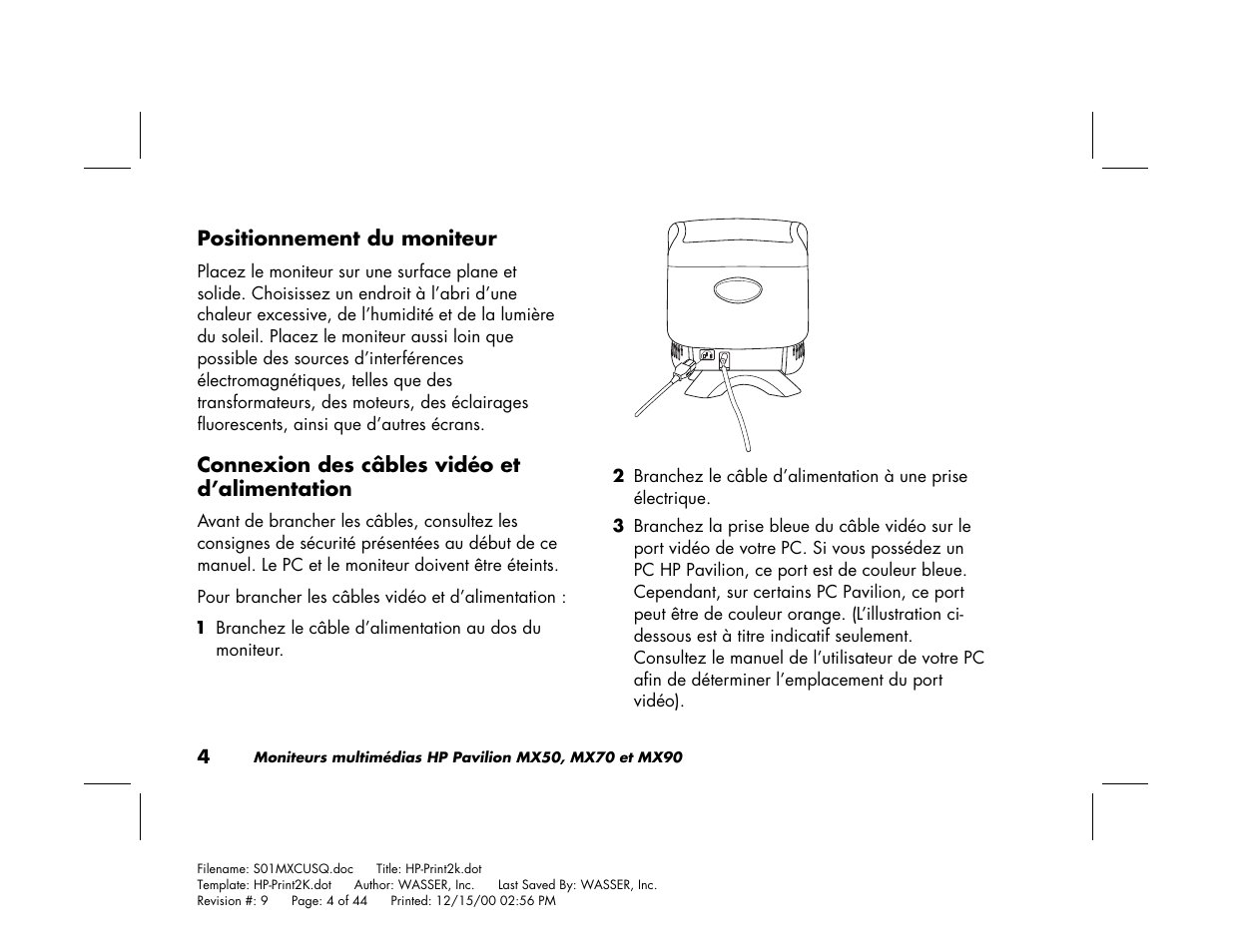 HP Pavilion mx90 19 inch Monitor User Manual | Page 48 / 128